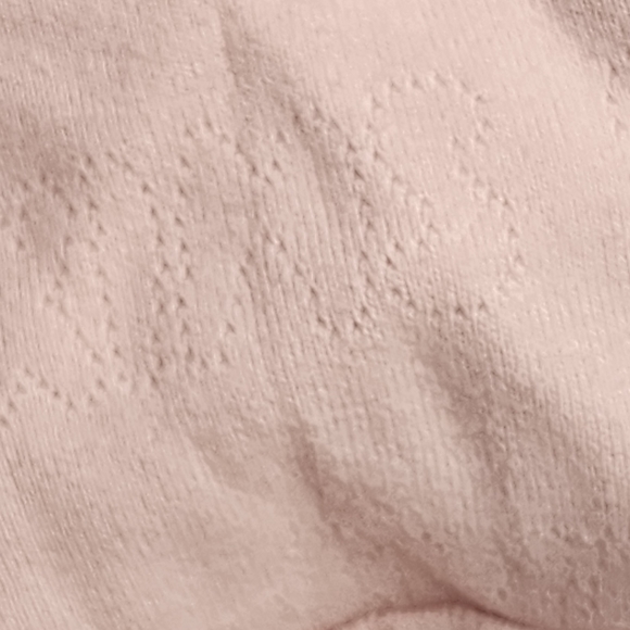 SKIMS Girls Kids Pink Quartz Pointelle Logo Full Zip Up Hoodie Size 3T/NWT - Picture 8 of 8